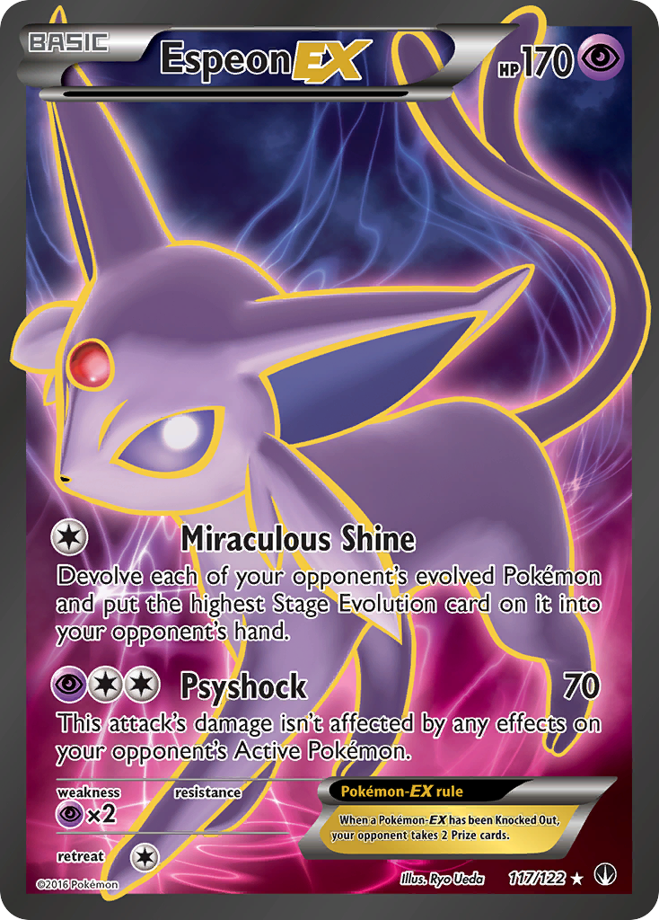 Espeon EX (117/122) [XY: BREAKpoint] | Silver Goblin