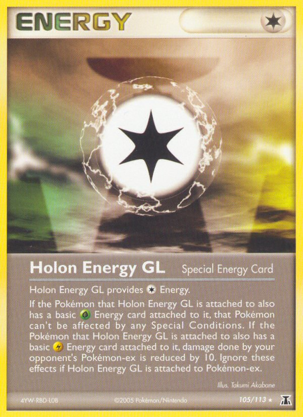 Holon Energy GL (105/113) [EX: Delta Species] | Silver Goblin