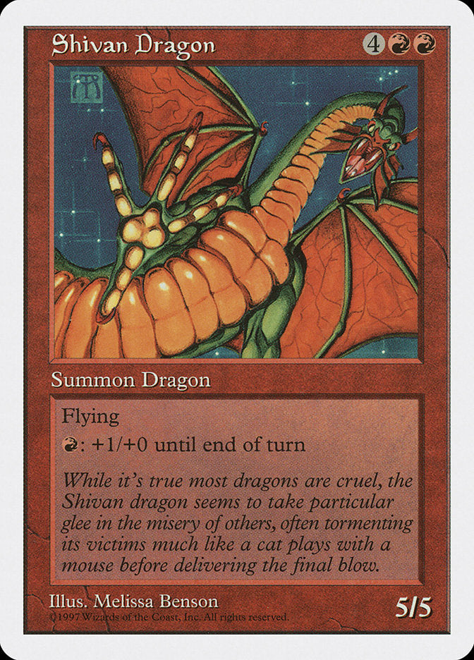Shivan Dragon [Fifth Edition] | Silver Goblin