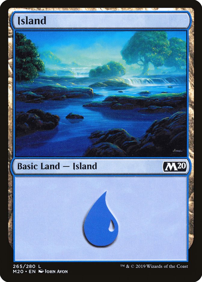 Island (265) [Core Set 2020] | Silver Goblin