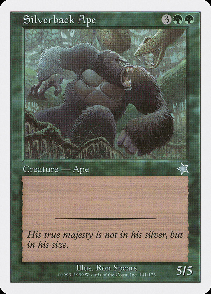 Silverback Ape [Starter 1999] | Silver Goblin