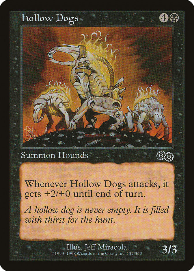 Hollow Dogs [Urza's Saga] | Silver Goblin