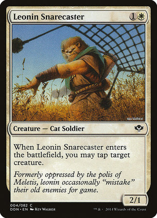 Leonin Snarecaster [Duel Decks: Speed vs. Cunning] | Silver Goblin