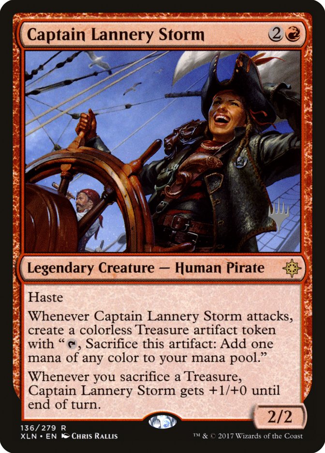 Captain Lannery Storm (Promo Pack) [Ixalan Promos] | Silver Goblin