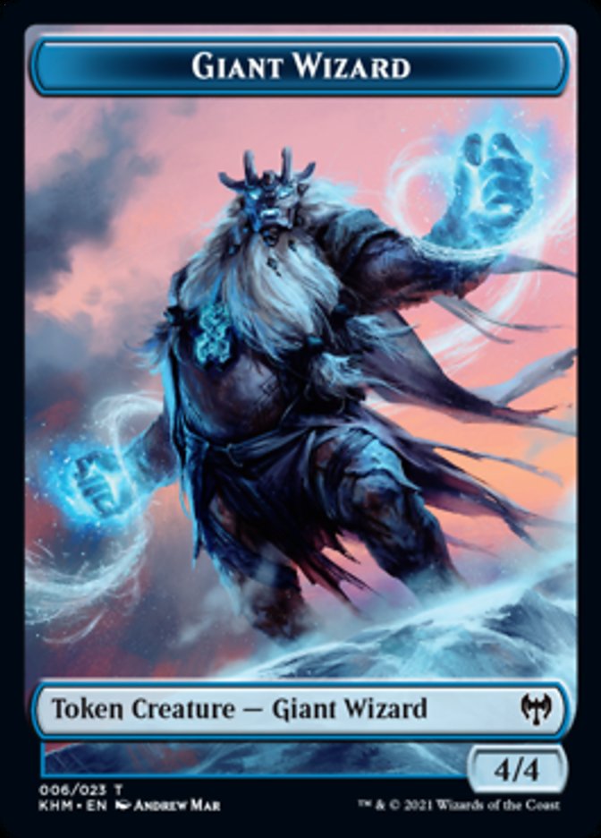 Giant Wizard Token [Kaldheim Tokens] | Silver Goblin