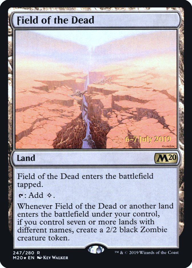 Field of the Dead [Core Set 2020 Prerelease Promos] | Silver Goblin