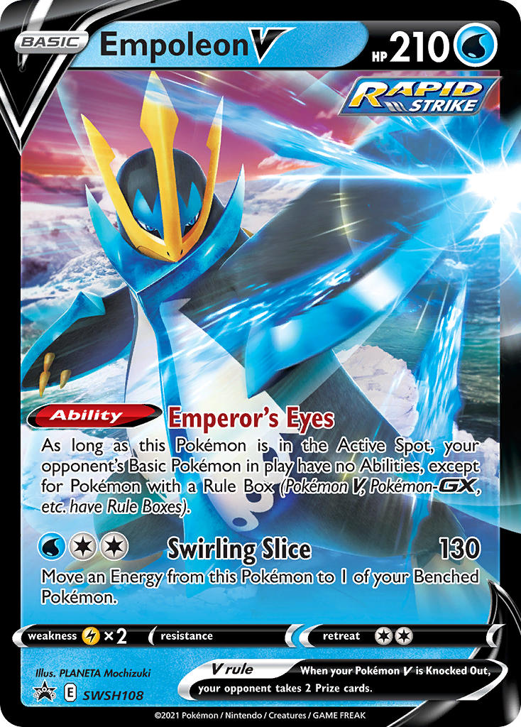 Empoleon V (SWSH108) [Sword & Shield: Black Star Promos] | Silver Goblin