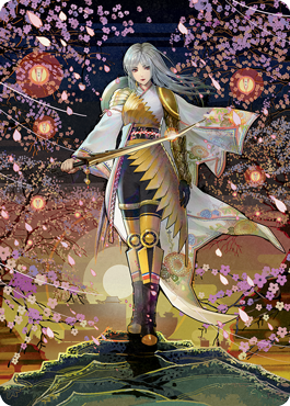 The Wandering Emperor 2 Art Card [Kamigawa: Neon Dynasty Art Series] | Silver Goblin
