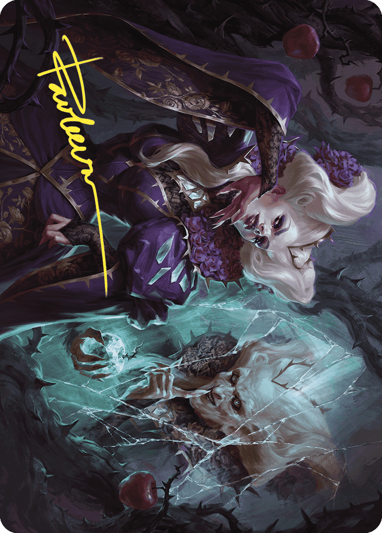 Conceited Witch Art Card (Gold-Stamped Signature) [Wilds of Eldraine Art Series] | Silver Goblin
