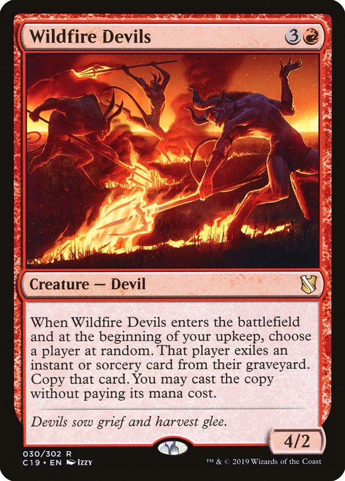 Wildfire Devils [Commander 2019] | Silver Goblin