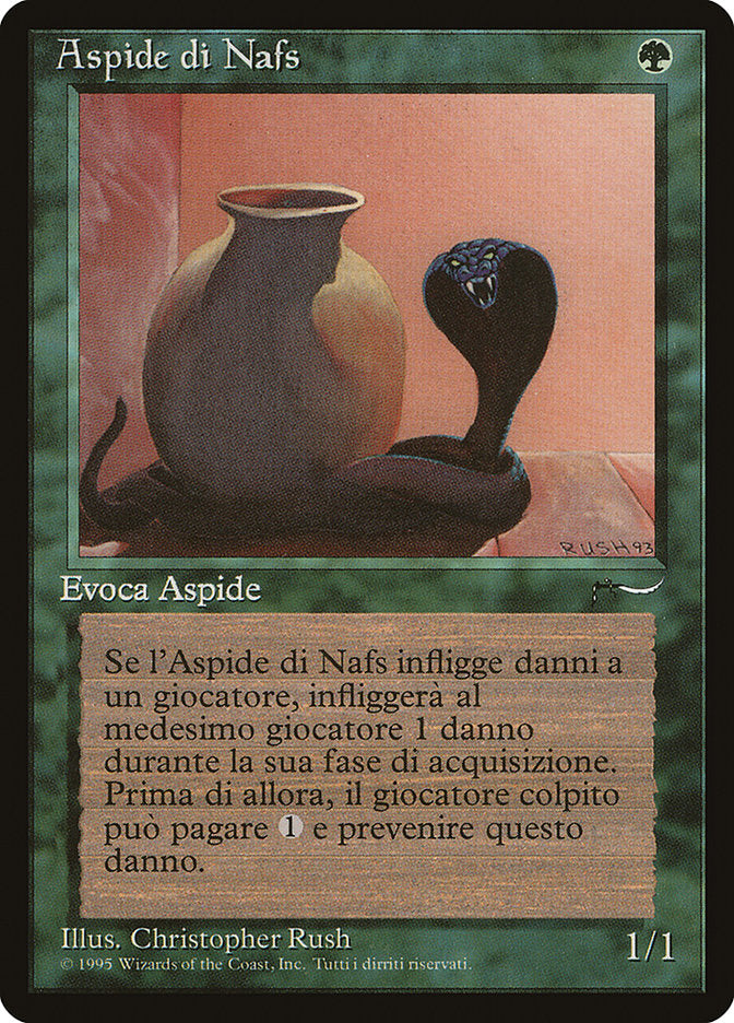 Nafs Asp (Italian) - "Aspide di Nafs" [Rinascimento] | Silver Goblin
