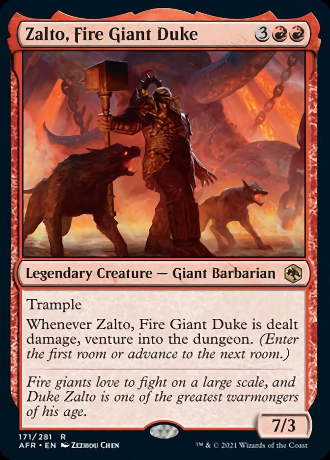 Zalto, Fire Giant Duke [Dungeons & Dragons: Adventures in the Forgotten Realms] | Silver Goblin