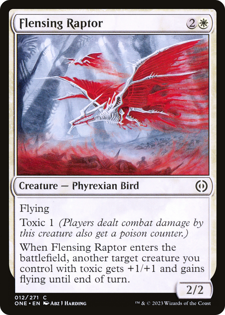 Flensing Raptor [Phyrexia: All Will Be One] | Silver Goblin