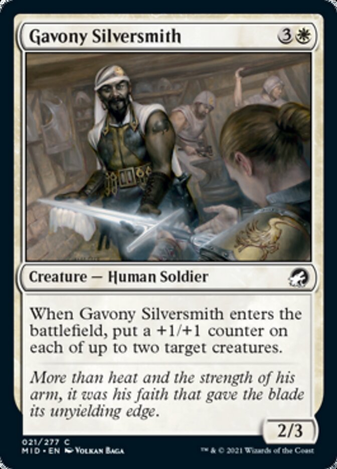 Gavony Silversmith [Innistrad: Midnight Hunt] | Silver Goblin