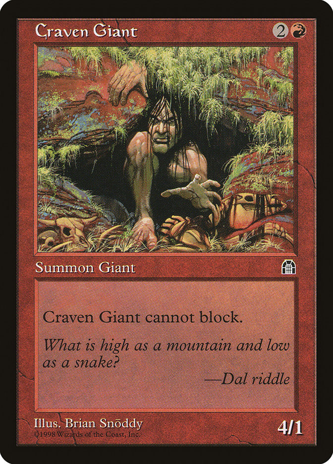 Craven Giant [Stronghold] | Silver Goblin