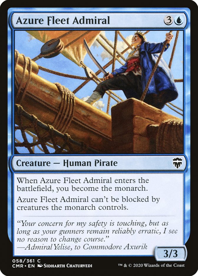 Azure Fleet Admiral [Commander Legends] | Silver Goblin