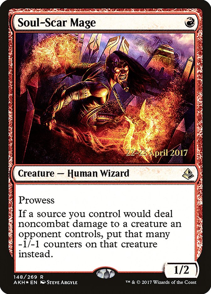 Soul-Scar Mage [Amonkhet Prerelease Promos] | Silver Goblin