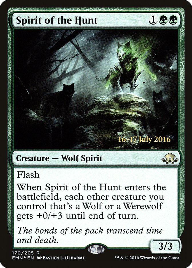 Spirit of the Hunt [Eldritch Moon Prerelease Promos] | Silver Goblin