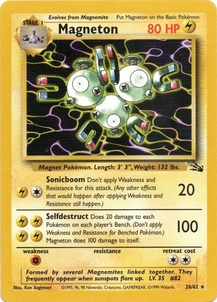 Magneton (26/62) [Fossil Unlimited] | Silver Goblin
