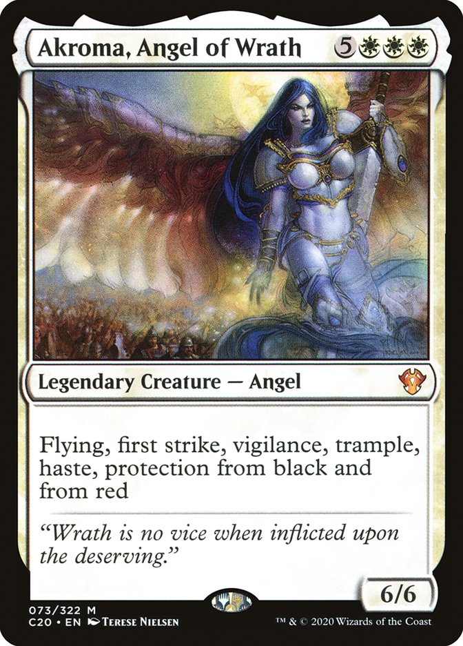 Akroma, Angel of Wrath [Commander 2020] | Silver Goblin