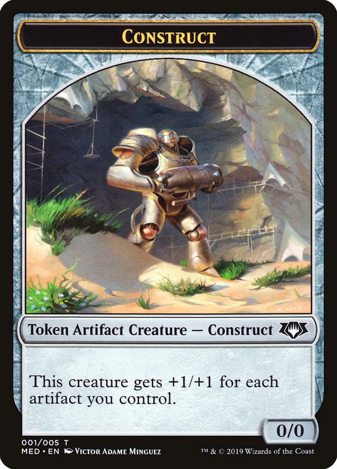 Construct Token (1) [Mythic Edition Tokens] | Silver Goblin