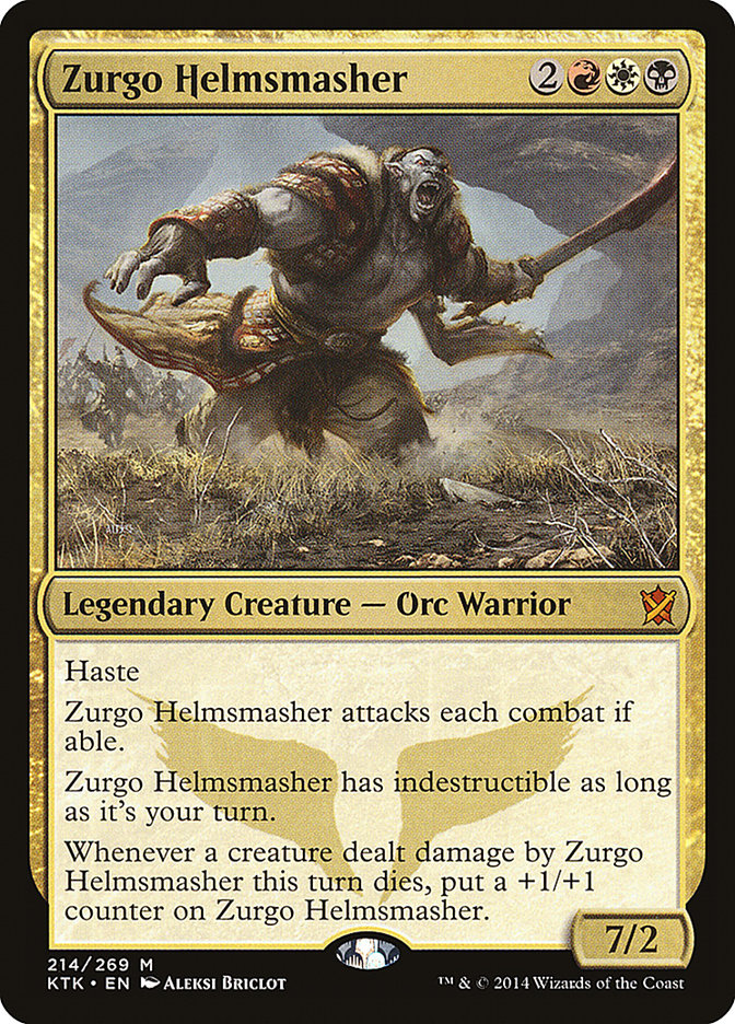 Zurgo Helmsmasher [Khans of Tarkir] | Silver Goblin
