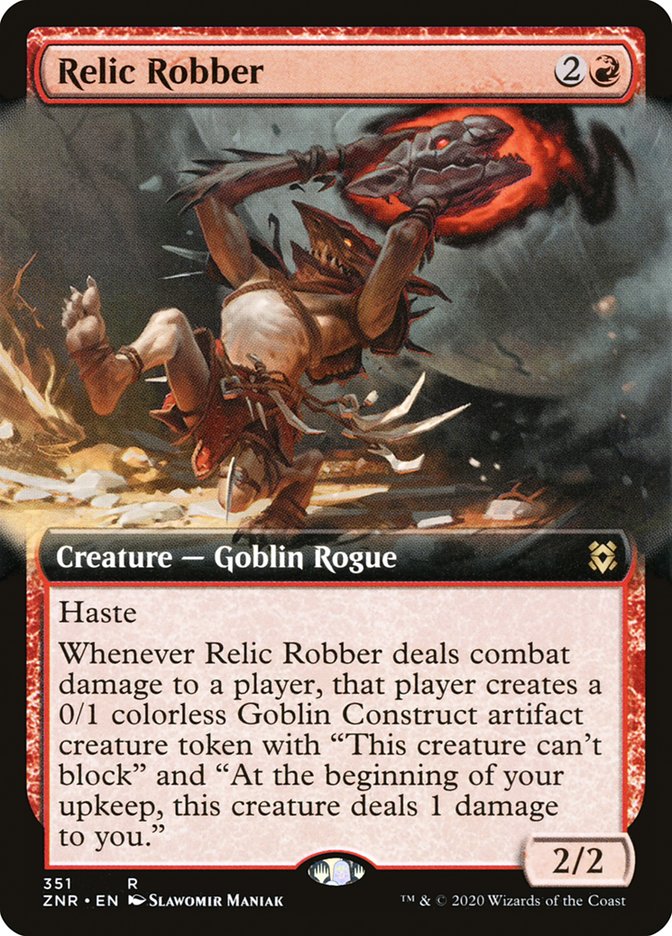 Relic Robber (Extended Art) [Zendikar Rising] | Silver Goblin
