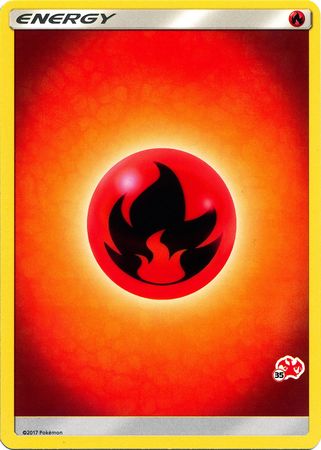 Fire Energy (Charizard Stamp #35) [Battle Academy 2020] | Silver Goblin