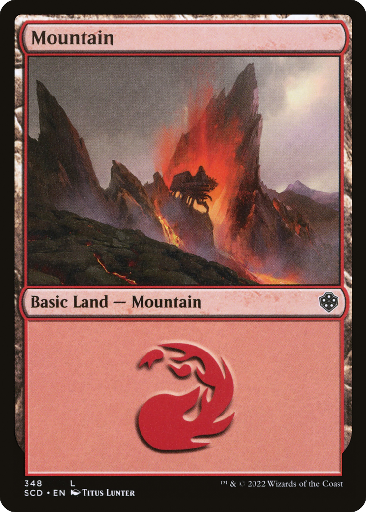 Mountain (348) [Starter Commander Decks] | Silver Goblin