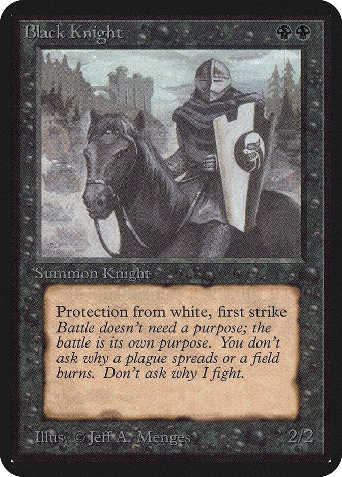 Black Knight [Alpha Edition] | Silver Goblin