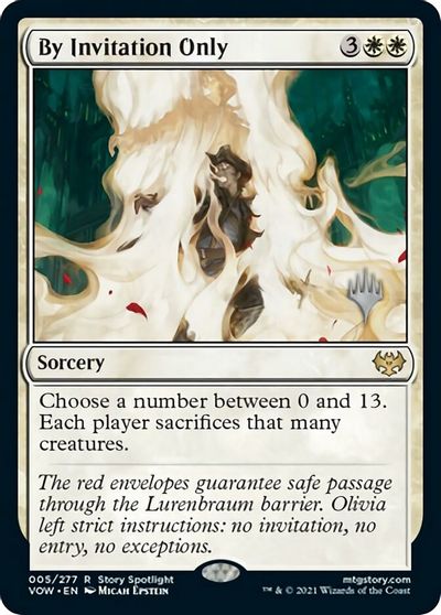 By Invitation Only (Promo Pack) [Innistrad: Crimson Vow Promos] | Silver Goblin