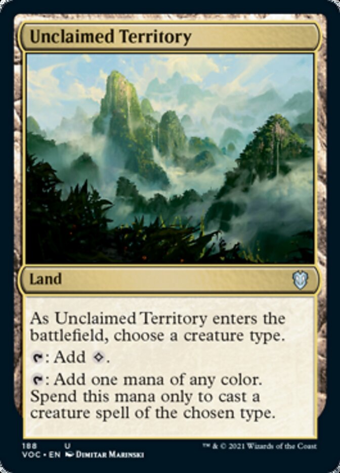 Unclaimed Territory [Innistrad: Crimson Vow Commander] | Silver Goblin