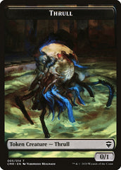 Thrull // Treasure Double-Sided Token [Commander Legends Tokens] | Silver Goblin