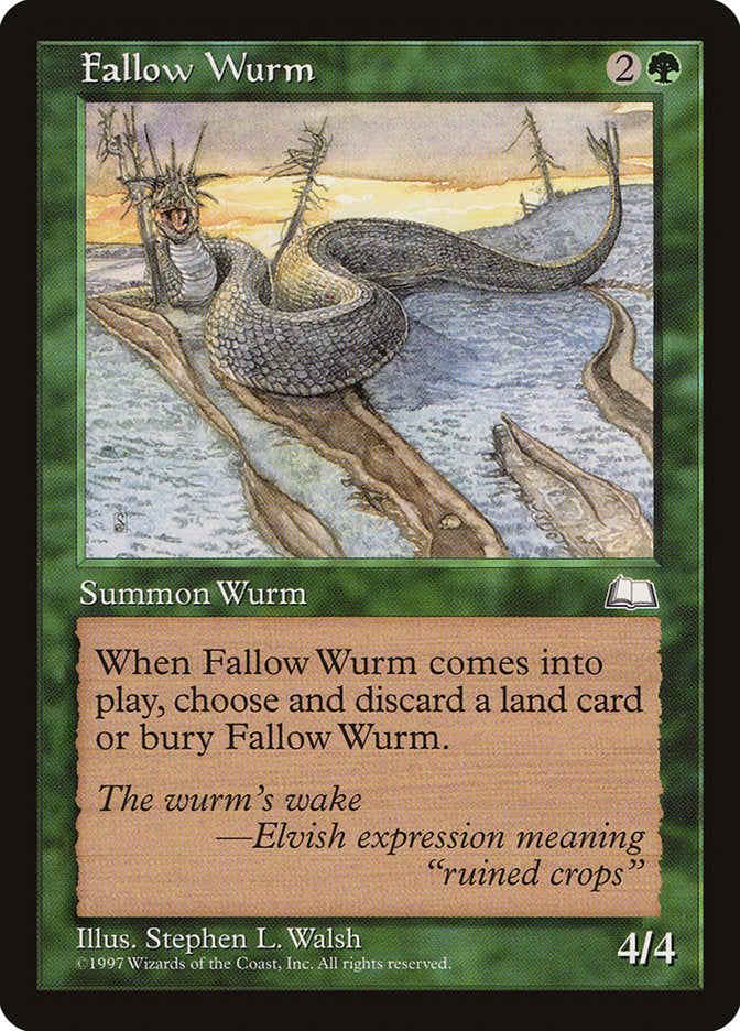 Fallow Wurm [Weatherlight] | Silver Goblin