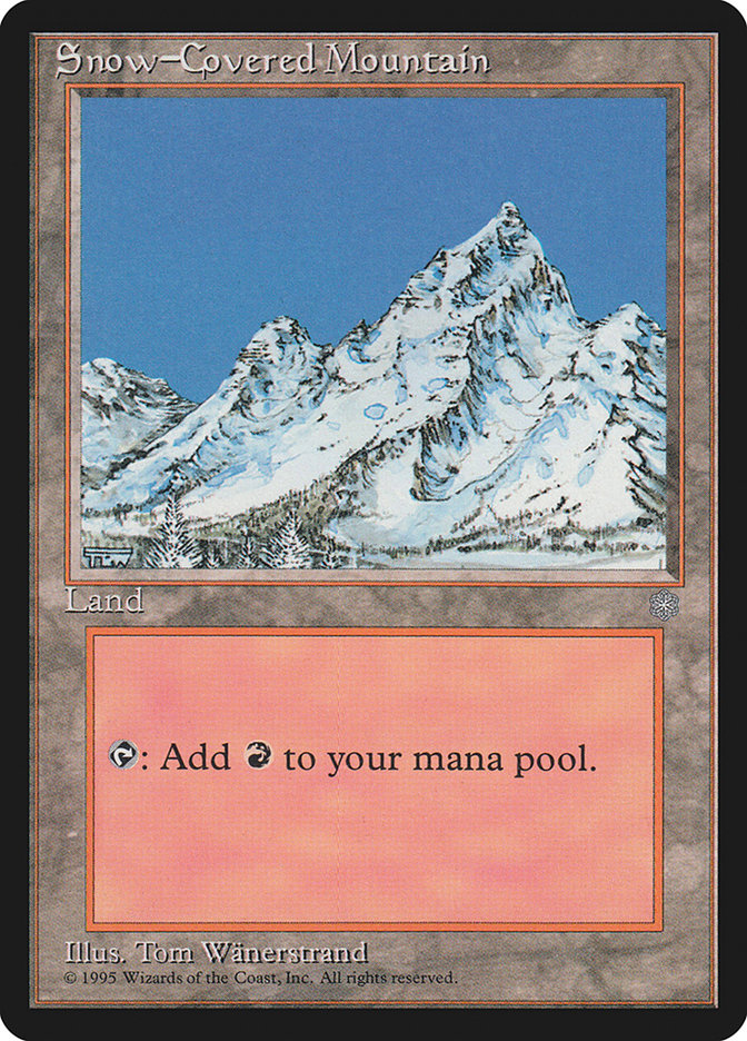 Snow-Covered Mountain [Ice Age] | Silver Goblin