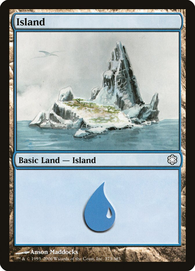 Island (373) [Coldsnap Theme Decks] | Silver Goblin