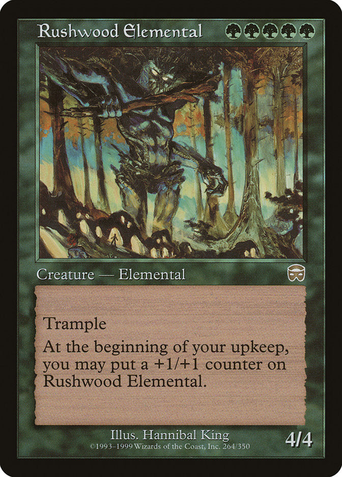 Rushwood Elemental [Mercadian Masques] | Silver Goblin