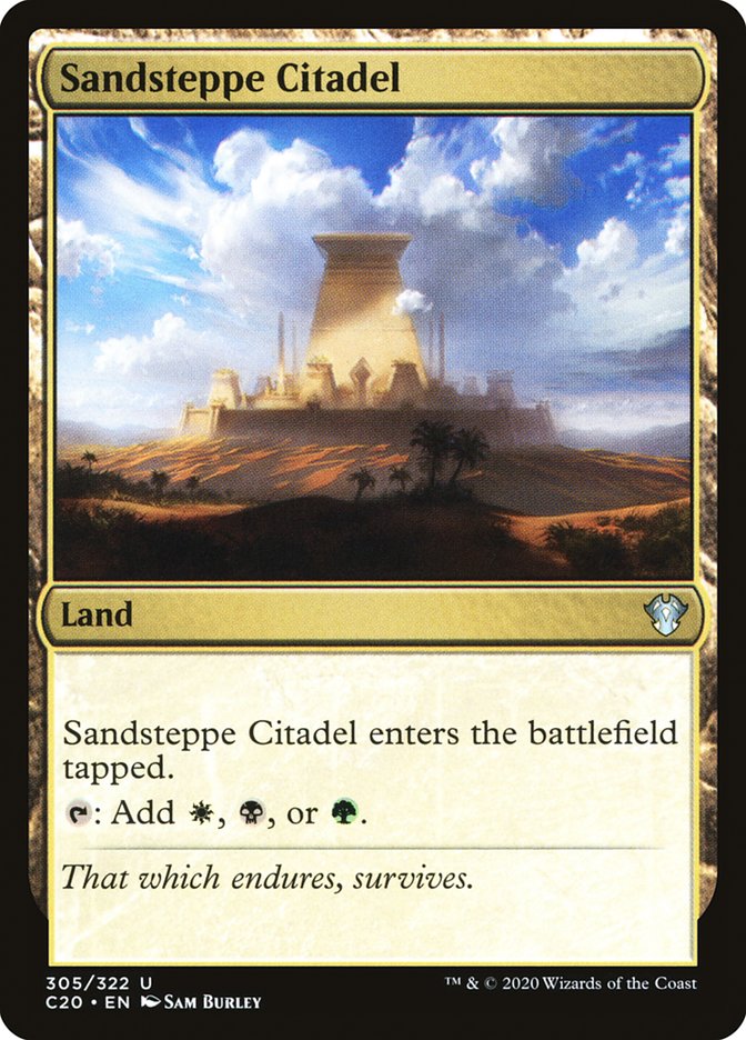 Sandsteppe Citadel [Commander 2020] | Silver Goblin
