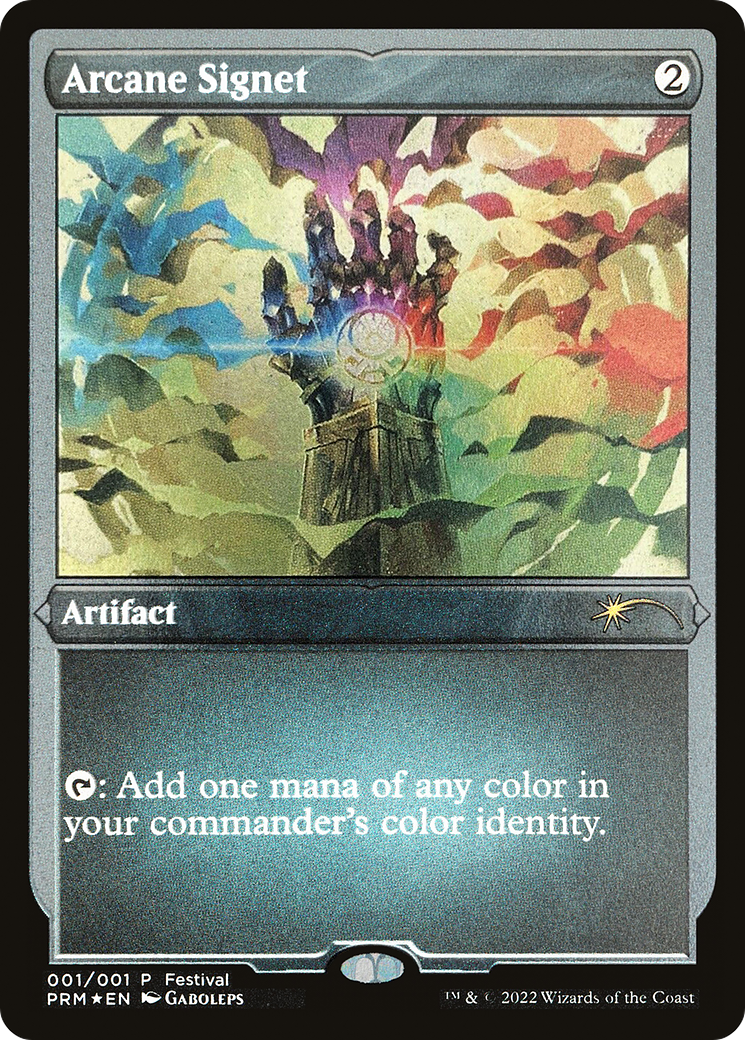 Arcane Signet (Foil Etched) [30th Anniversary Promos] | Silver Goblin