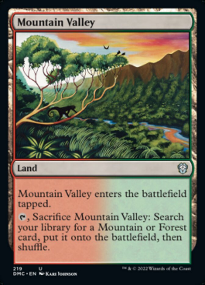 Mountain Valley [Dominaria United Commander] | Silver Goblin