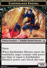 Earthshaker Khenra // Zombie Double-Sided Token [Hour of Devastation Tokens] | Silver Goblin