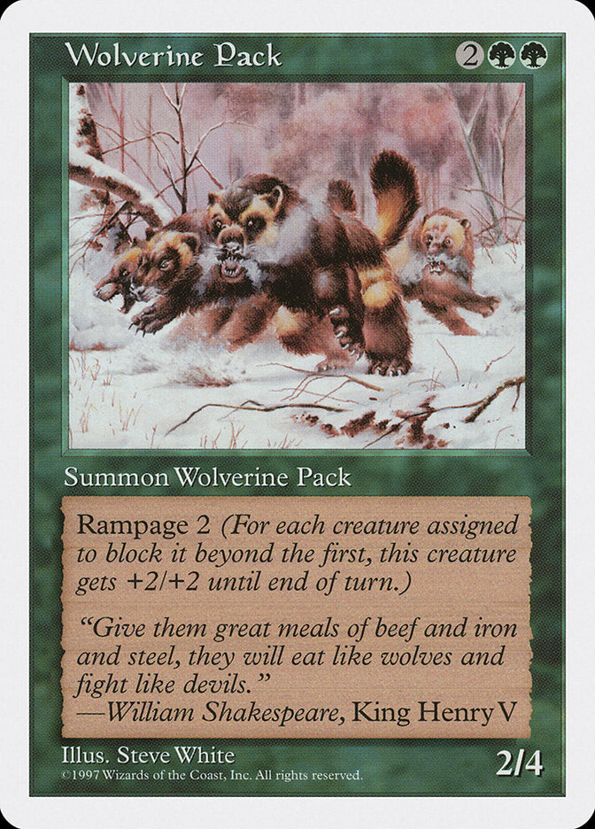 Wolverine Pack [Fifth Edition] | Silver Goblin