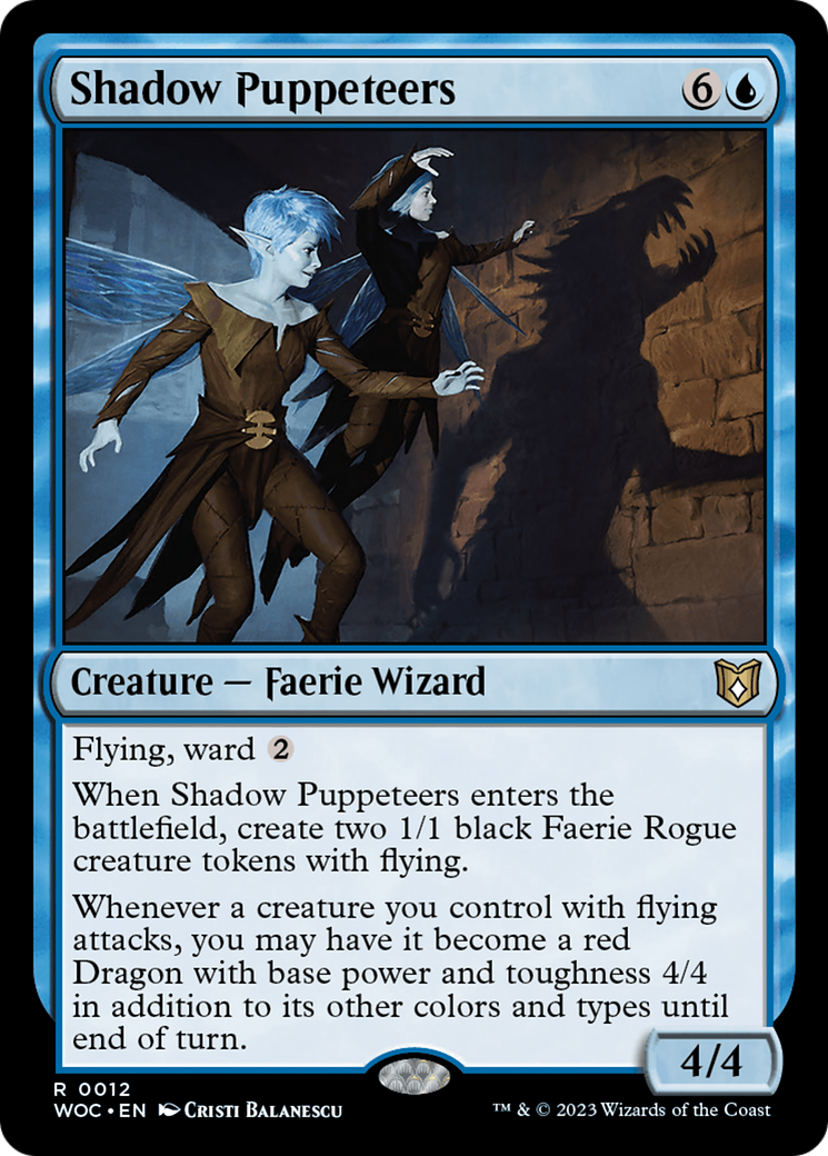 Shadow Puppeteers [Wilds of Eldraine Commander] | Silver Goblin