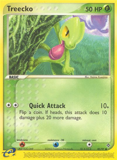 Treecko (80/97) [EX: Dragon] | Silver Goblin