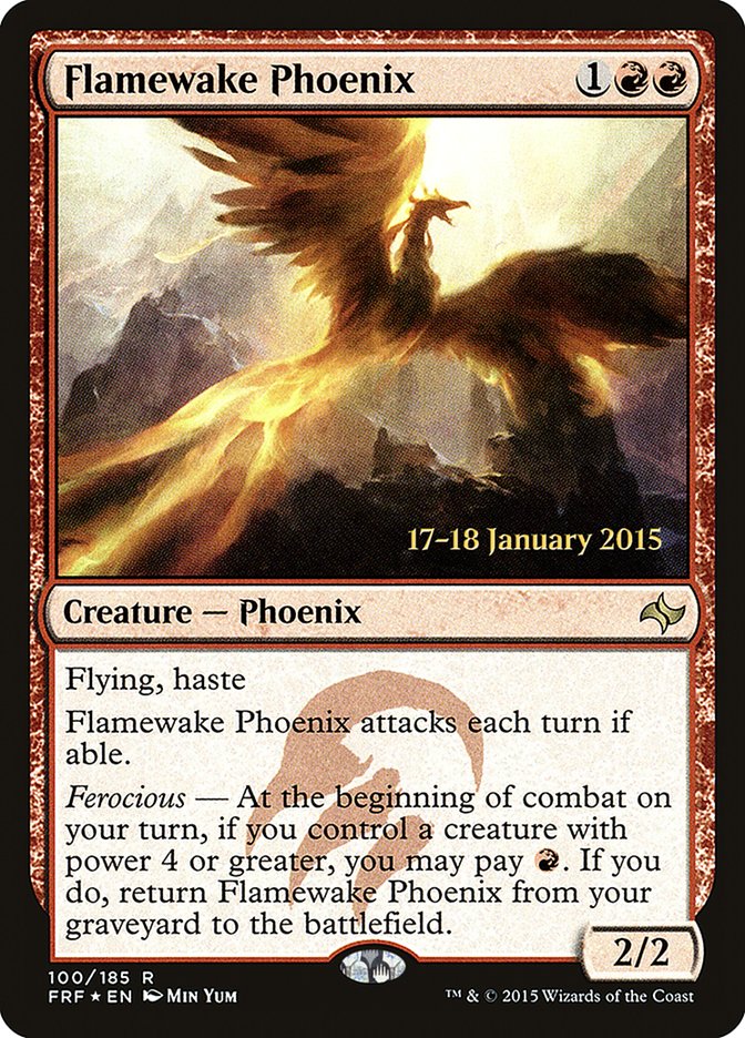 Flamewake Phoenix [Fate Reforged Prerelease Promos] | Silver Goblin