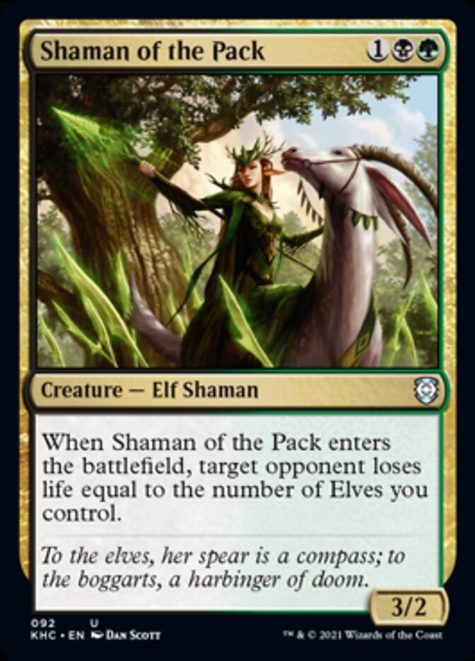 Shaman of the Pack [Kaldheim Commander] | Silver Goblin