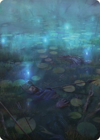 The Dead Marshes Art Card [The Lord of the Rings: Tales of Middle-earth Art Series] | Silver Goblin