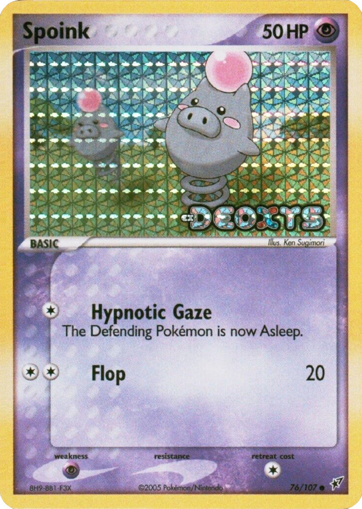 Spoink (76/107) (Stamped) [EX: Deoxys] | Silver Goblin
