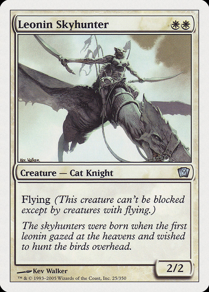 Leonin Skyhunter [Ninth Edition] | Silver Goblin
