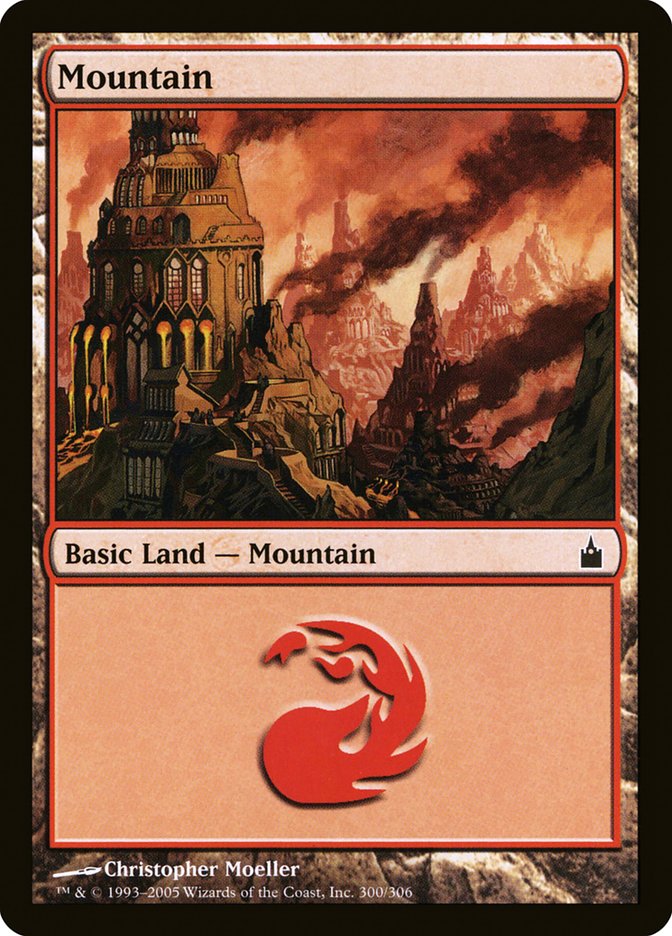 Mountain (300) [Ravnica: City of Guilds] | Silver Goblin